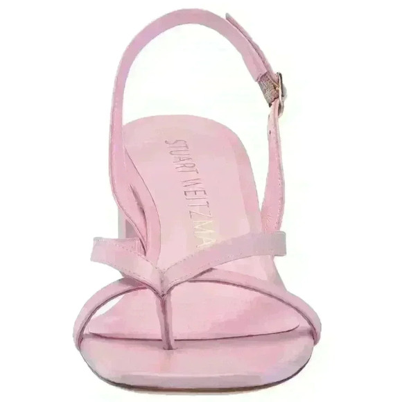 Stuart Weitzman Women's Oasis Slingback Sandal Pump in Pink Blossom Size 9.5 - Picture 4 of 13